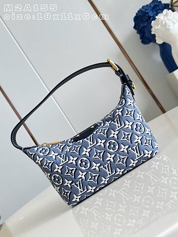 LV Pochette Hills Monogram Embleme Bleu M2A155 - 18.5x11x6.5cm