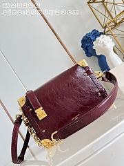 LV Side Trunk MM Saga Monogram Rouge M3A307 - 23.5x16x8.5cm - 5