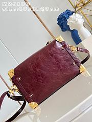 LV Side Trunk MM Saga Monogram Rouge M3A307 - 23.5x16x8.5cm - 4