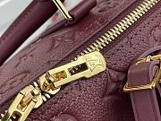  LV Speedy Soft 30 Monogram Empreinte Leather Garnet M2A400 - 30x21x17cm M2A400 - 5
