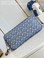 LV Neverfull MM Monogram Embleme Bleu M2A096 - 47x28x14cm - 6