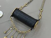 Chloe Chateau Treasure Shoulder Bag in Leather Black - 21x8cm - 6