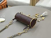 Chloe Chateau Treasure Shoulder Bag in Leather Brown - 21x8cm - 3