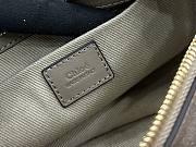 Chloe Mni Marcie Shoulder Bag in Suede Leather Gray - 25x15x7cm - 6