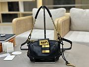 Chloe Small Paddington Crossbody Bag in Grained Leather Black - 22x15x10cm - 1