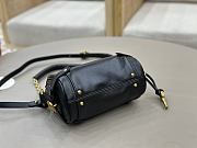 Chloe Small Paddington Crossbody Bag in Grained Leather Black - 22x15x10cm - 5