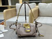 Chloe Small Paddington Crossbody Bag in Grained Leather Pink - 22x15x10cm - 1