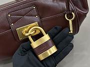 Chloe Paddington Crossbody Bag in Grained Leather Crafty Brown - 29x18x18.5cm - 3
