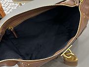Chloe Paddington Crossbody Bag in Grained Leather Brown - 29x18x18.5cm - 4
