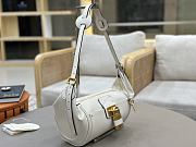 Chloe Paddington Crossbody Bag in Grained Leather White - 29x18x18.5cm - 6