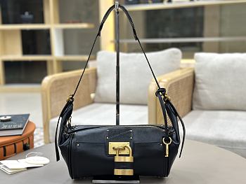Chloe Paddington Crossbody Bag in Grained Leather Black - 29x18x18.5cm