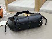 Chloe Paddington Crossbody Bag in Grained Leather Black - 29x18x18.5cm - 5