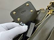 Chloe Small Paddington Crossbody Bag in Grained Leather Green - 22x15x10cm - 6