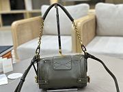 Chloe Small Paddington Crossbody Bag in Grained Leather Green - 22x15x10cm - 5