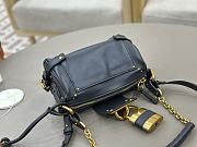 Chloe Small Paddington Crossbody Bag in Grained Leather Blue - 22x15x10cm - 2