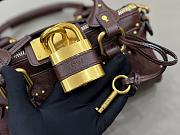 Chloe Small Paddington Bag In Grained Leather Crafty Brown - 26x12x12cm - 6