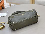 Chloe Small Paddington Bag In Grained Leather Green - 26x12x12cm - 6