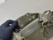 Chloe Small Paddington Bag In Grained Leather Green - 26x12x12cm - 2