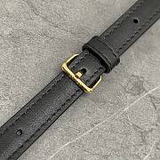 Celine Teen Nino Bag In Smooth Satinated Calfskin With Enamel Closure Black - 20.5x13x8cm - 4