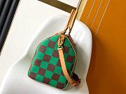 LV Damier Pop Speedy Bandouliere 40 Green N40579 - 40x26x23cm - 6