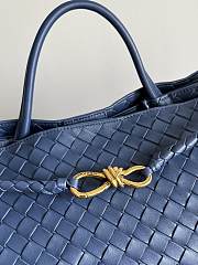 Bottega Veneta Large Andiamo Intrecciato Blue - 42x35x18cm - 4