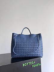 Bottega Veneta Large Andiamo Intrecciato Blue - 42x35x18cm - 2