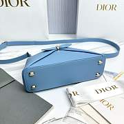 Mini Dior Cigale Bag Shiny Supple Calfskin Denim Blue - 21.5x7.5x15cm - 5