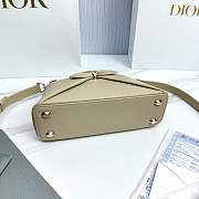 Mini Dior Cigale Bag Shiny Supple Calfskin Light Beige - 21.5x7.5x15cm - 5