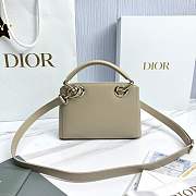 Mini Dior Cigale Bag Shiny Supple Calfskin Light Beige - 21.5x7.5x15cm - 3