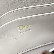 Mini Dior Cigale Bag Shiny Supple Calfskin Light Beige - 21.5x7.5x15cm - 2