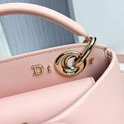 Mini Dior Cigale Bag Shiny Supple Calfskin Soupir Pink - 21.5x7.5x15cm - 2