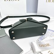 Mini Dior Cigale Bag Shiny Supple Calfskin Green - 21.5x7.5x15cm - 4