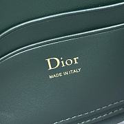 Mini Dior Cigale Bag Shiny Supple Calfskin Green - 21.5x7.5x15cm - 2