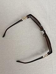 Chanel 6014 Interlocking CC Logo Square Sunglasses Brown Gold - 6