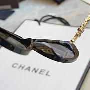 Chanel Oval Sunglasses Acetate & Metal and Black Gray CH5565 - 2