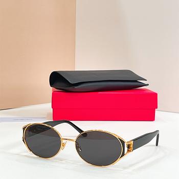 YSL Sunglasses Light Gold and Black SL M919