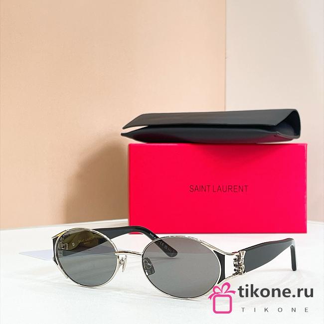 YSL Sunglasses Silver and Black SL M919 - 1