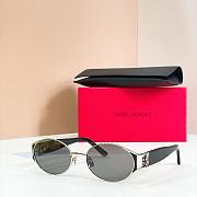 YSL Sunglasses Silver and Black SL M919 - 1