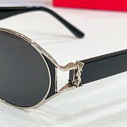 YSL Sunglasses Silver and Black SL M919 - 3
