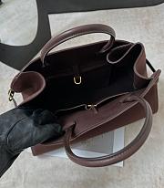 The Row Margaux 15 Ceinture Canvas Brow - 38x22x27cm - 2