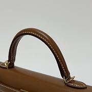 Hermes Kelly 19 Box Leather Gold Hardware Gold - 20x13x6cm - 6