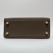 Hermes Kelly 25 Togo Leather Gold Hardware Elephant Grey - 25x17x7cm - 5