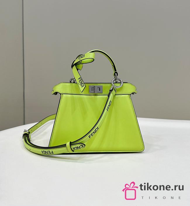 Fendi by Marc Jacobs Leather Peekaboo ISeeU Petite Neon - 20x15x10cm - 1