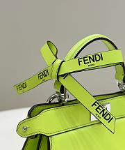 Fendi by Marc Jacobs Leather Peekaboo ISeeU Petite Neon - 20x15x10cm - 4