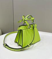 Fendi by Marc Jacobs Leather Peekaboo ISeeU Petite Neon - 20x15x10cm - 2