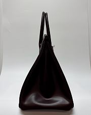Hermes Birkin 40 Box Leather Gold Hardware Chocolate - 40x30x21cm - 6
