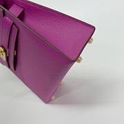 Hermes Kelly 19 Epsom Leather Gold Hardware Fuchsia - 20x13x6cm - 6