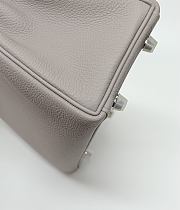 Hermes Kelly 25 Togo Leather Silver Hardware Galet - 25x17x7cm - 3