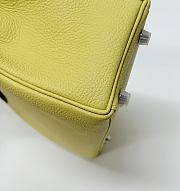 Hermes Kelly 25 Togo Leather Silver Hardware Chick Yellow - 25x17x7cm - 4