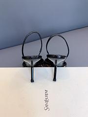 YSL Folie Slingback Pumps In Leopard Grosgrain 7.5cm - 6